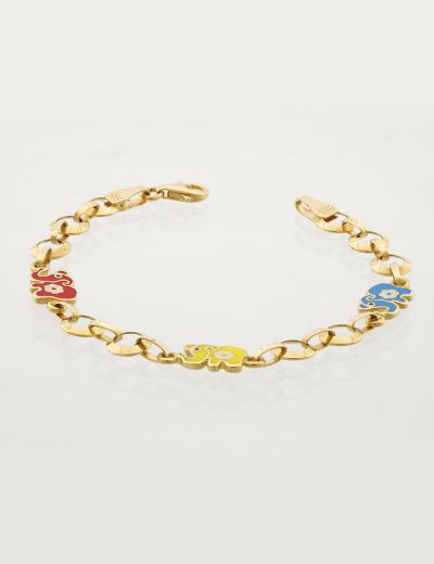 Fil Altın Çocuk Bileklik resmi