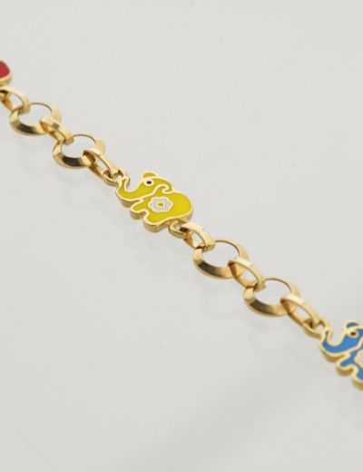 Fil Altın Çocuk Bileklik resmi