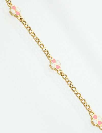 Zincir Kalp Çocuk Bileklik resmi