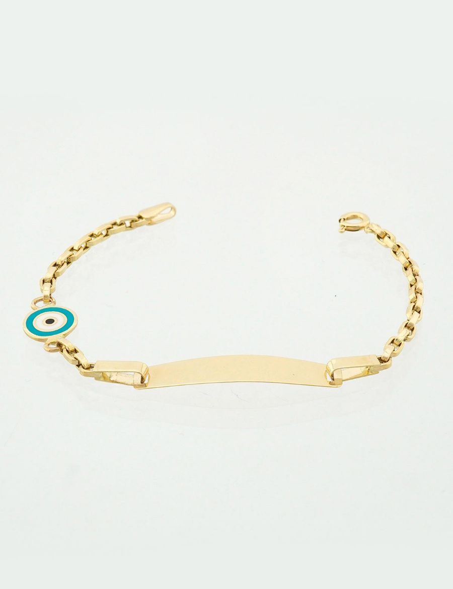 Mineli Göz Çocuk Künye Bileklik resmi