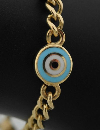 Mineli Göz Çocuk Künye Bileklik resmi