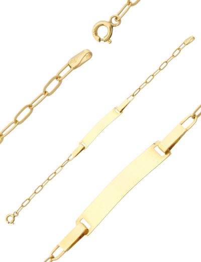 Altın Bebek Künye Bileklik resmi