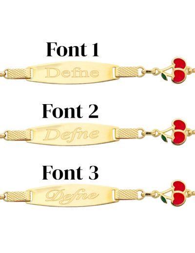 Pembe Nazar Boncuk Altın Çocuk Künye Bileklik resmi