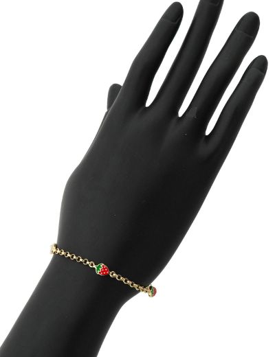 Zincir Çilek Çocuk Bileklik resmi