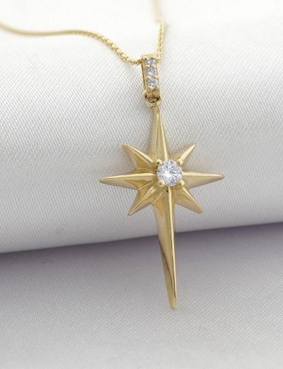 Kuzey Yıldızı Pırlanta Kolye