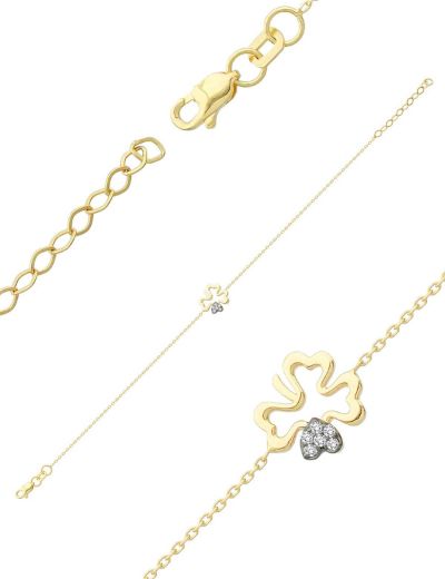 Pırlanta Yonca Bileklik resmi