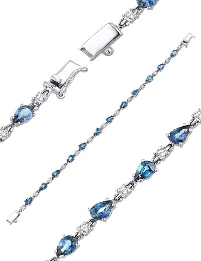 Damla Safir - Prılanta Bileklik resmi