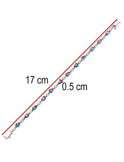 Damla Safir - Prılanta Bileklik resmi
