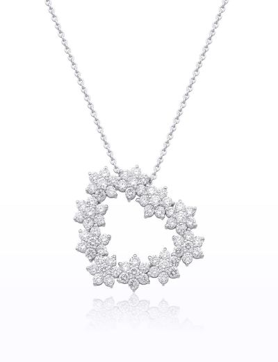 Flora Kalp Pırlanta Kolye resmi