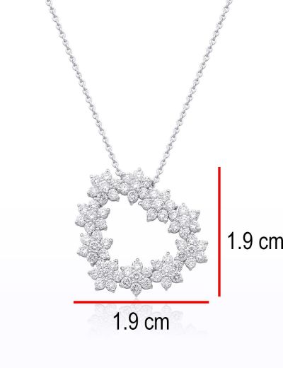 Flora Kalp Pırlanta Kolye resmi