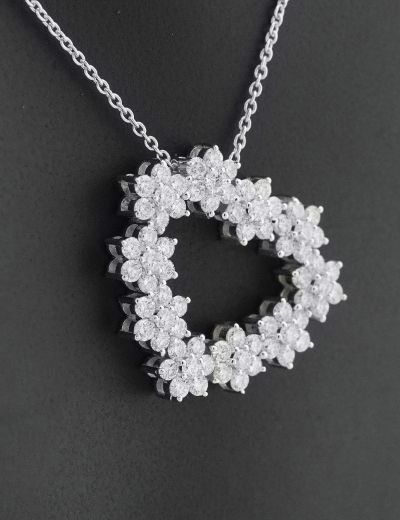 Flora Kalp Pırlanta Kolye resmi