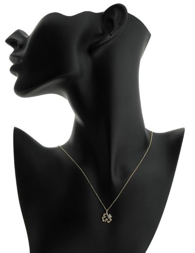 Pırlanta Yonca Kolye resmi