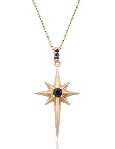 Kuzey Yıldızı Safir Kolye resmi