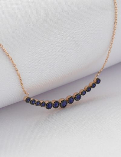 Su Yolu Safir Kolye resmi