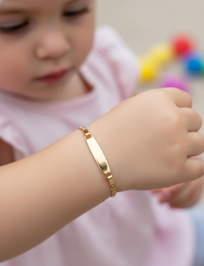 Bebek Künye Altın Bileklik resmi