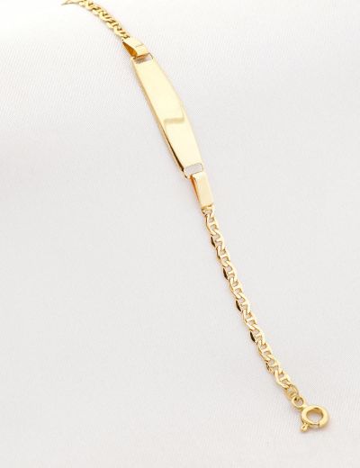 Bebek Künye Altın Bileklik resmi