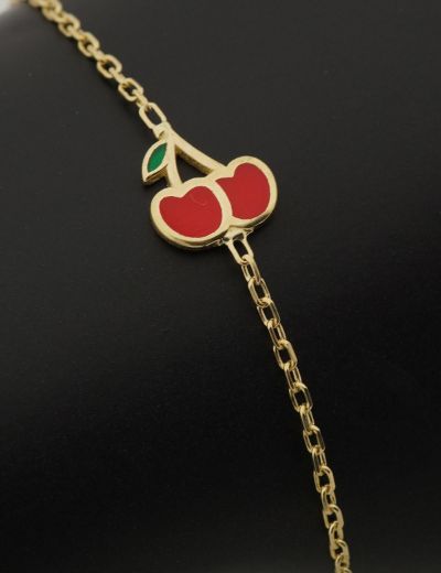 Mineli Kiraz Çocuk Bileklik resmi