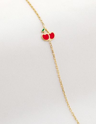 Mineli Kiraz Çocuk Bileklik resmi