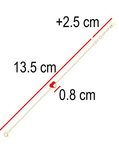 Mineli Kiraz Çocuk Bileklik resmi