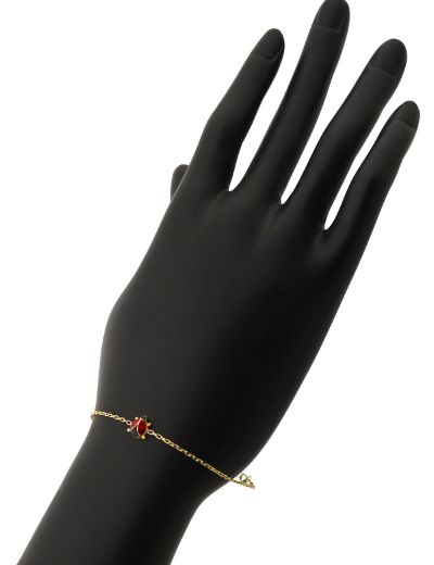 Uğru Böceği Figürlü Çocuk Zincir Bileklik resmi