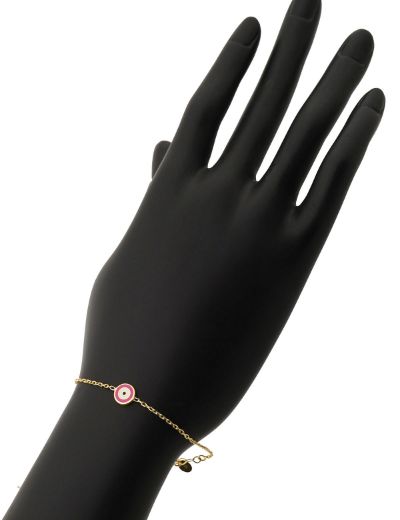 Nazar Gözü Figürlü Çocuk Zincir Bileklik resmi