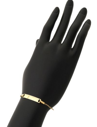 Çocuk Altın Künye Bileklik resmi