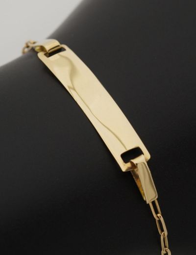 Çocuk Altın Künye Bileklik resmi