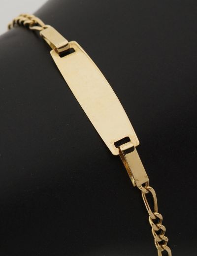 Altın Bebek Künye Bileklik resmi