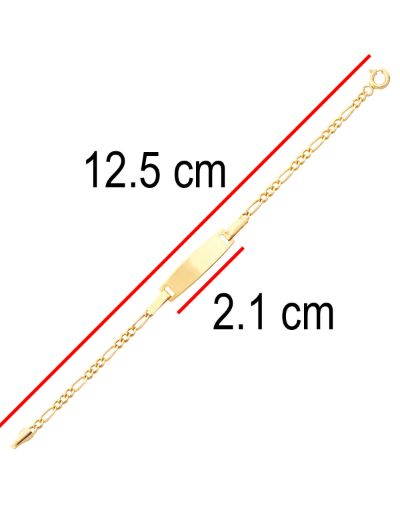 Altın Bebek Künye Bileklik