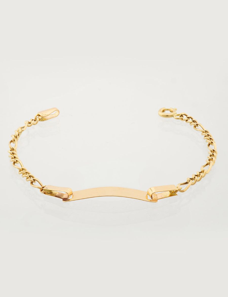 Altın Bebek Künye Bileklik resmi