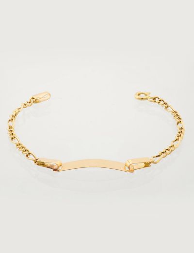 Altın Bebek Künye Bileklik resmi