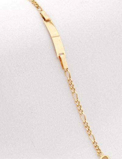 Altın Bebek Künye Bileklik resmi