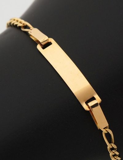 Altın Bebek Künye Bileklik resmi