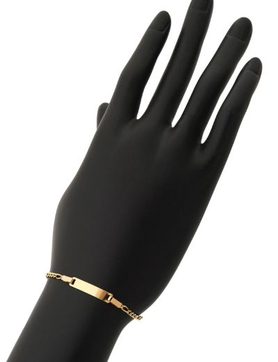 Altın Bebek Künye Bileklik resmi