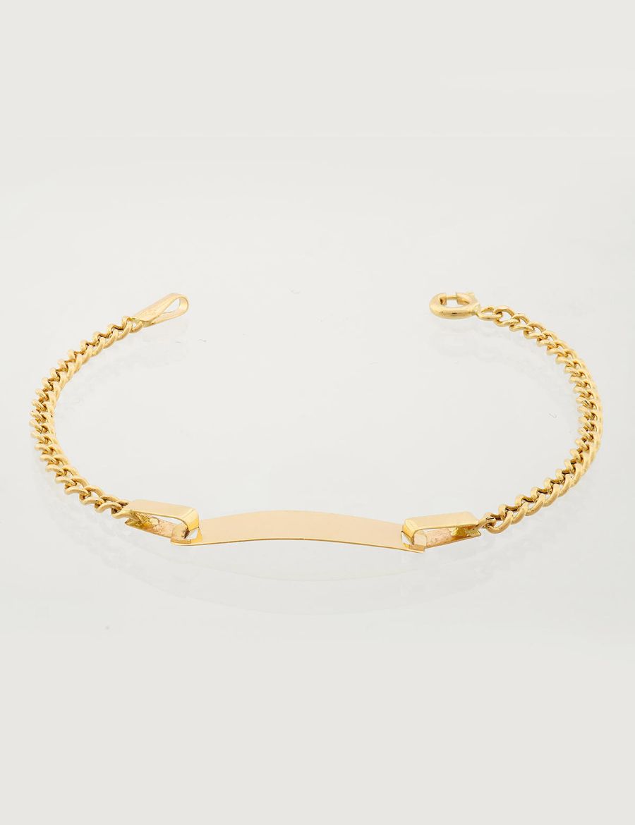 Altın Bebek Künye Bileklik resmi