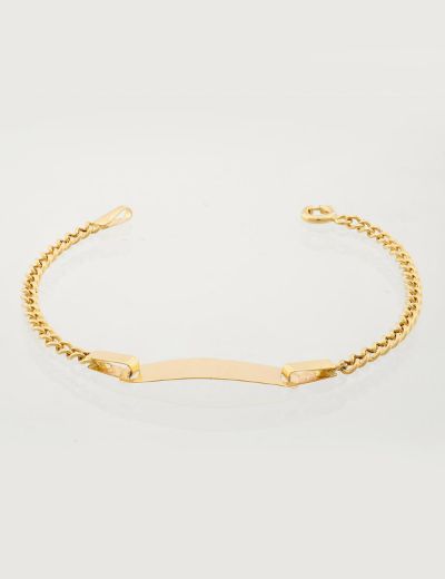 Altın Bebek Künye Bileklik resmi