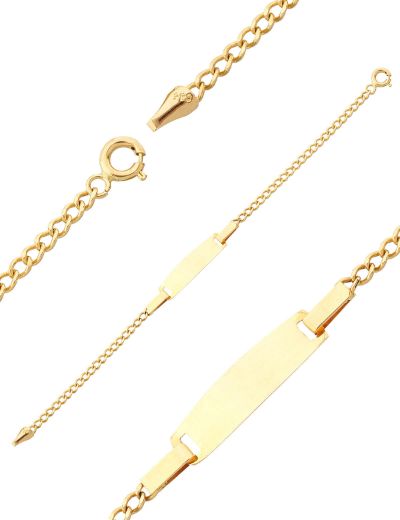 Altın Bebek Künye Bileklik resmi