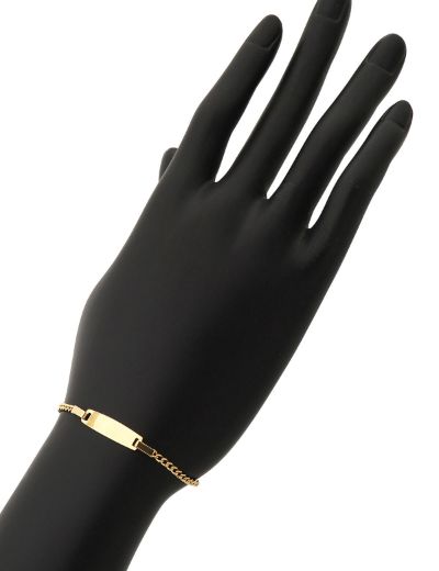 Altın Bebek Künye Bileklik resmi