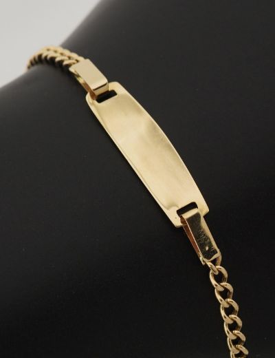 Altın Bebek Künye Bileklik resmi