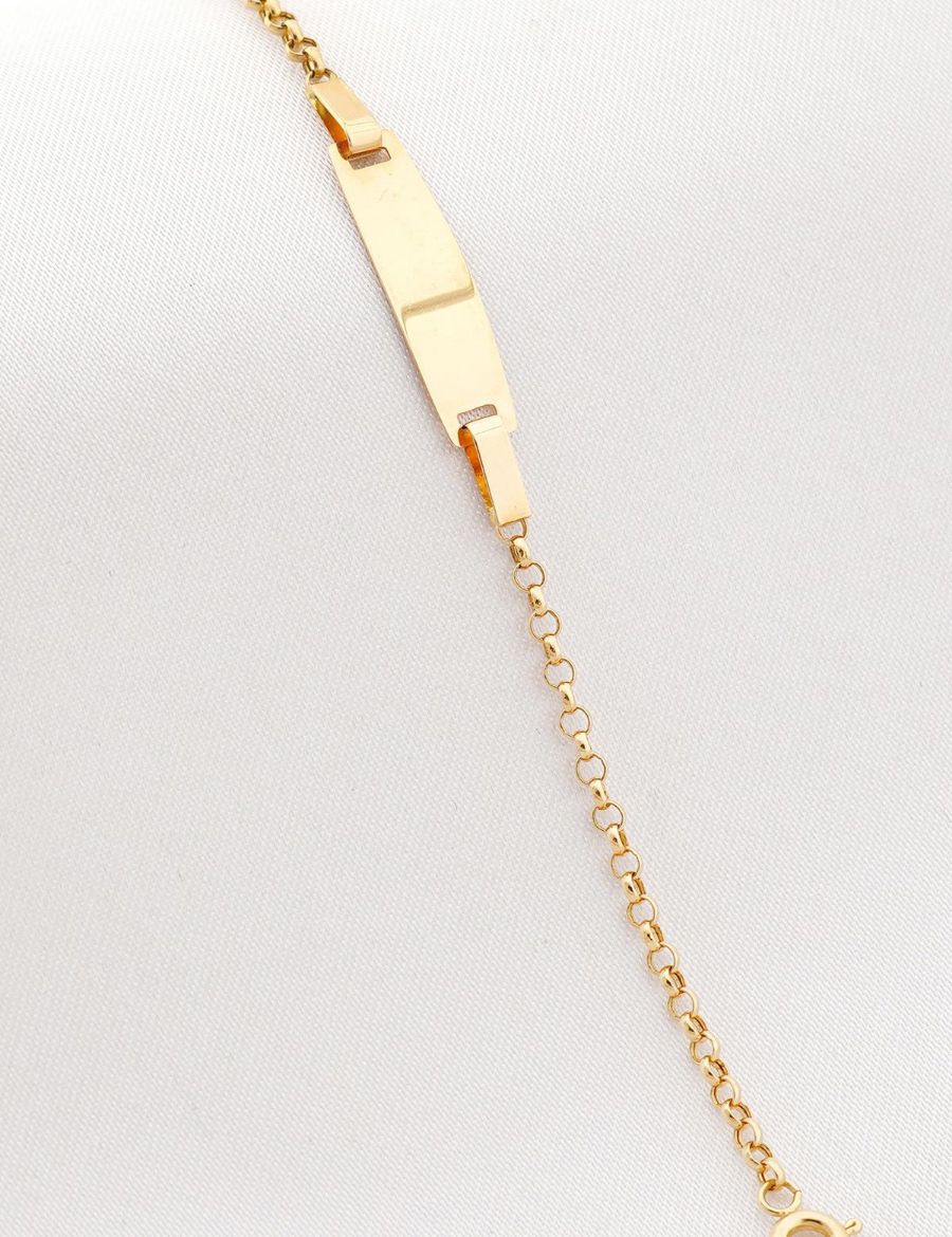 Altın Bebek Künye Bileklik resmi