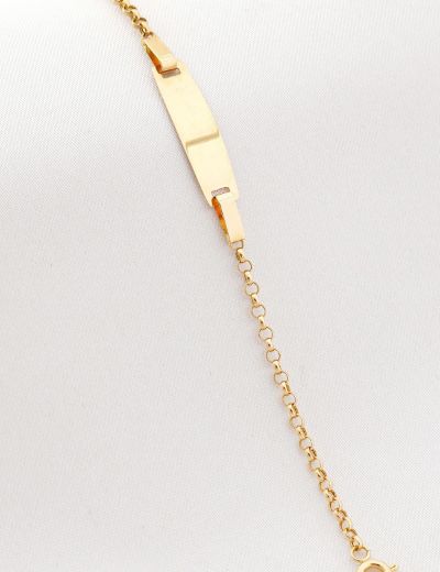 Altın Bebek Künye Bileklik resmi