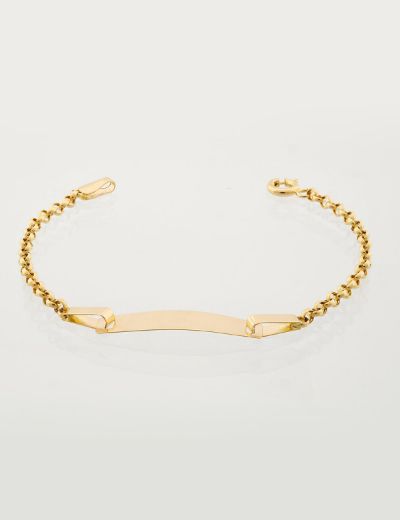 Altın Bebek Künye Bileklik resmi