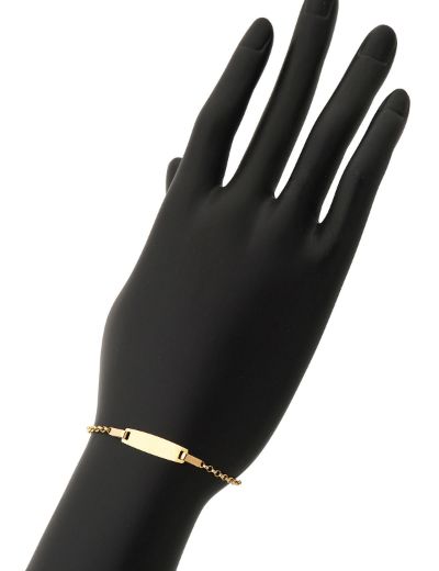 Altın Bebek Künye Bileklik resmi