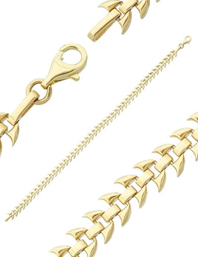 Sharp Altın Tasarım Bileklik