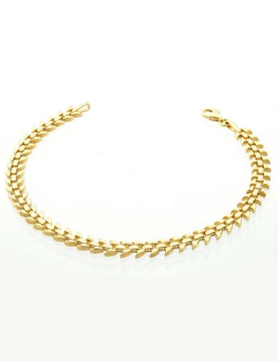 Sharp Altın Tasarım Bileklik