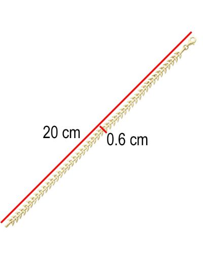 Sharp Altın Tasarım Bileklik