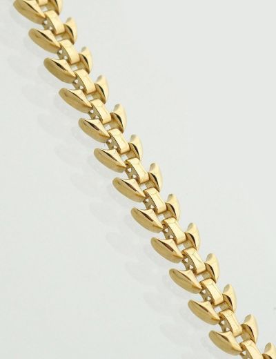 Sharp Altın Tasarım Bileklik resmi