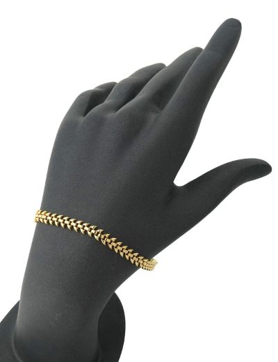 Sharp Altın Tasarım Bileklik