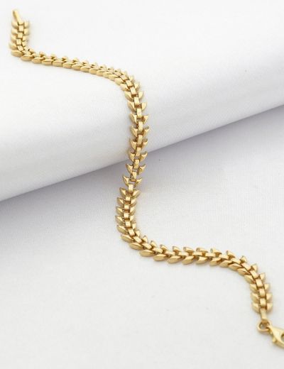 Sharp Altın Tasarım Bileklik