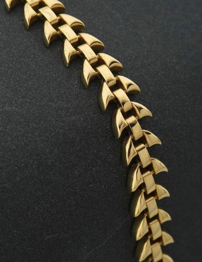 Sharp Altın Tasarım Bileklik resmi